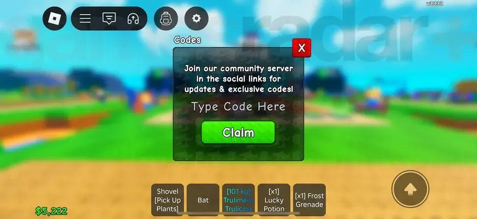 Plants vs Brainrots codes September 2025