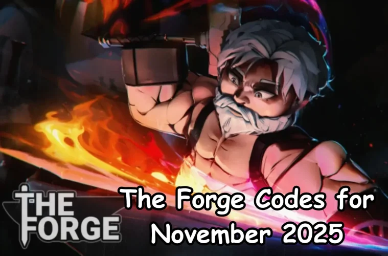 Roblox The Forge codes November 2025