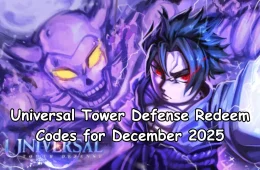 Universal Tower Defense codes December 2025