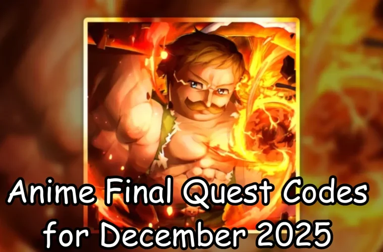 Anime Final Quest codes December 2025
