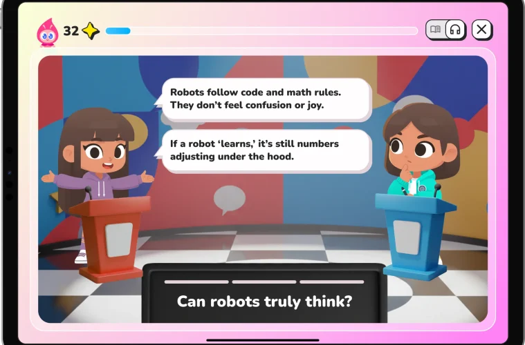 Sparkli AI game like interactive learning platform for kids