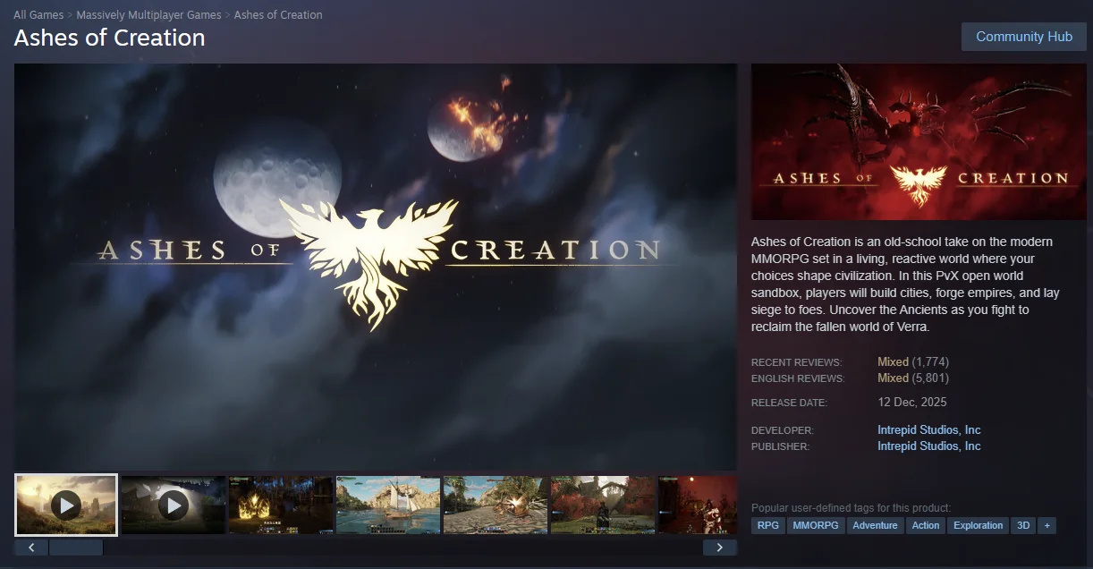 Ashes of Creation layoffs