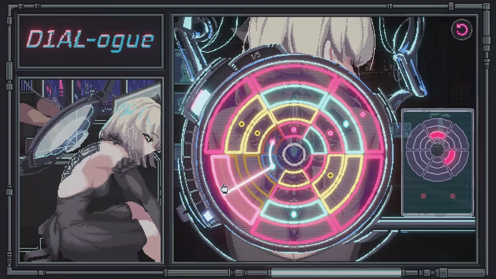 free cyberpunk game on Steam D1AL-ogue