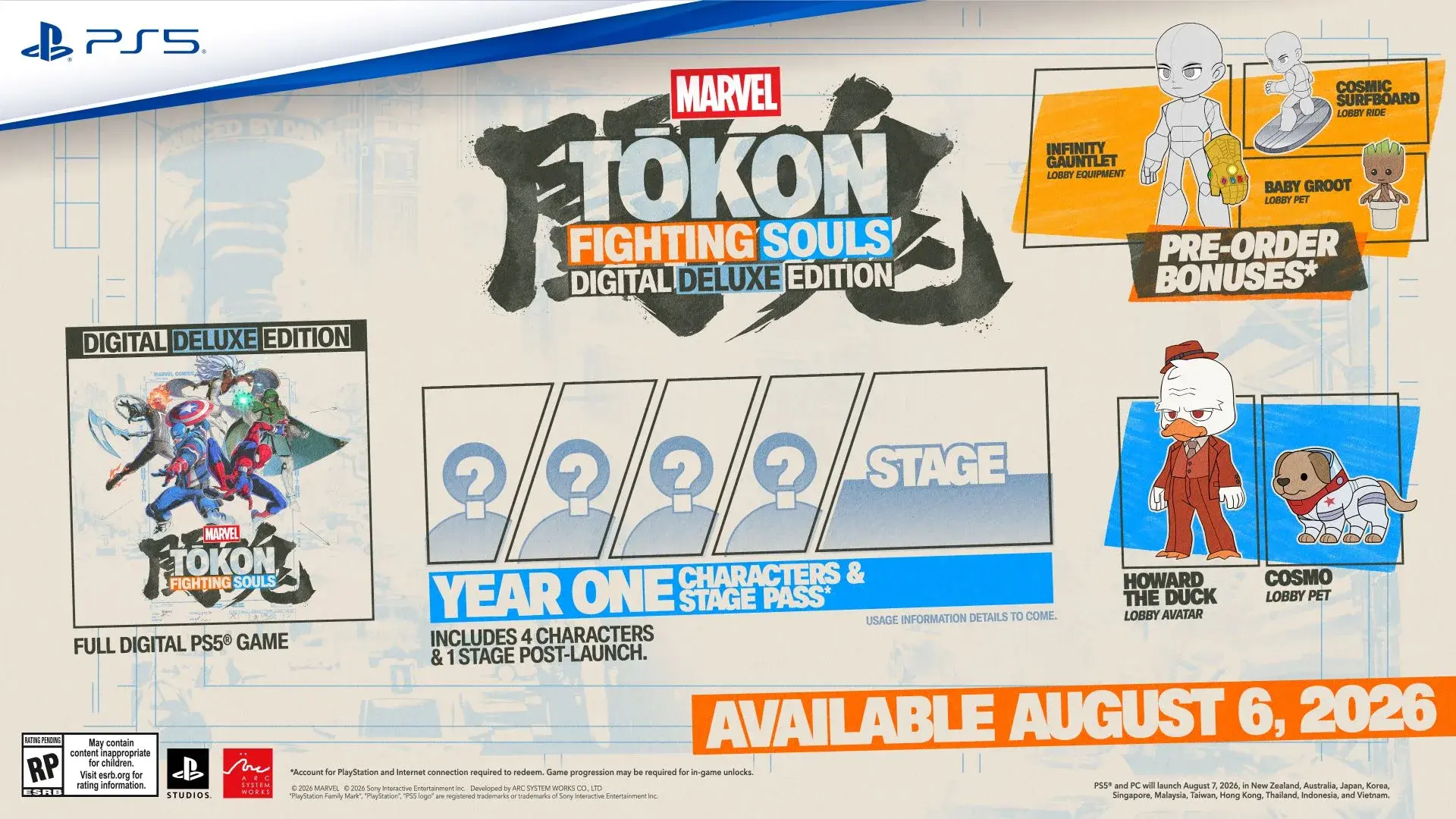 MARVEL Tokon Fighting Souls release date