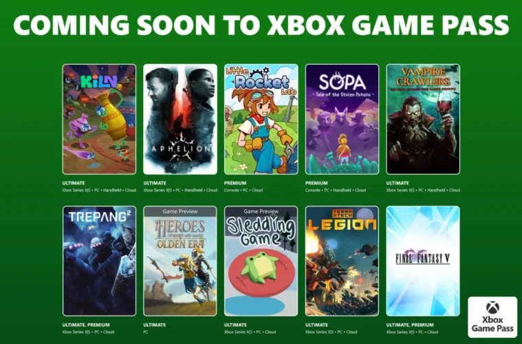 Xbox Game Pass April 2026 Wave 2