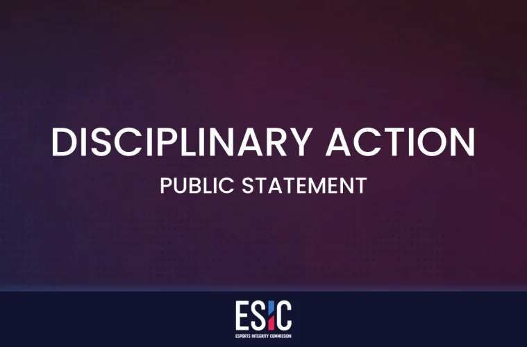 MAUschine ESIC lifetime ban