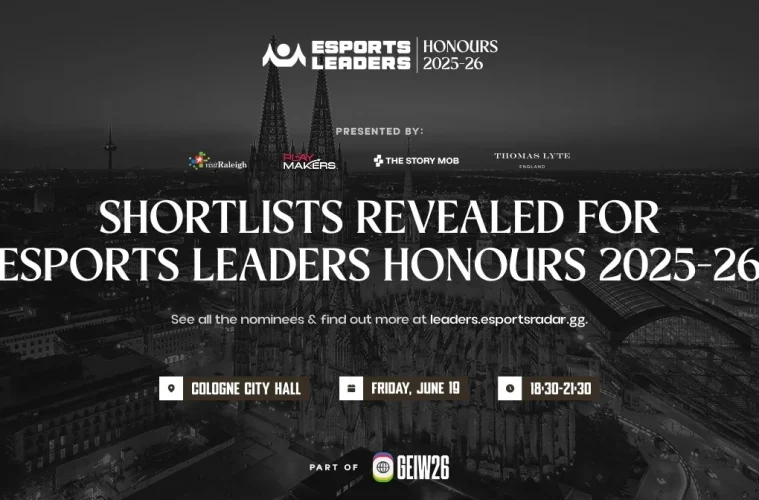 Esports Leaders Honours 2026 shortlist