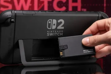 Nintendo Switch 2 EU revision replaceable battery