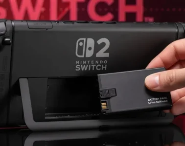 Nintendo Switch 2 EU revision replaceable battery